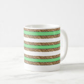 ゴールデングリーン コーヒーマグカップ (正面右)