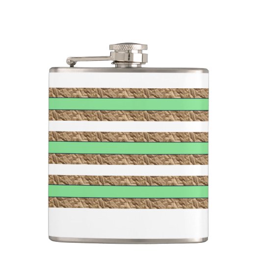 ゴールデングリーン フラスク (正面)