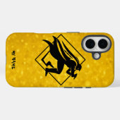 ゴールデングローの英雄的なシルエット Case-Mate iPhoneケース (裏面 (横))