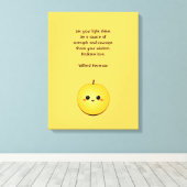 ゴールデングローキウイ キャンバスプリント (インサイチュ (ウッドフロア))