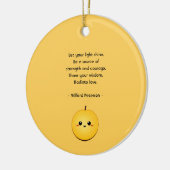 ゴールデングローキウイ セラミックオーナメント (左)