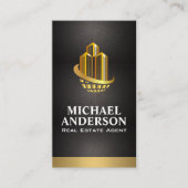 ゴールデングローバル建物ロゴ 名刺 (正面)