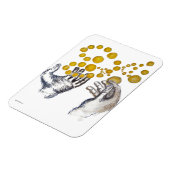 ゴールデングローブ賞を手に笑顔 マグネット (左側)