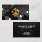 ゴールデングローブ | 世界地図 | エグゼクティブブシン 名刺 (正面/裏面)