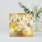 ゴールデングロー企業のホリデーカード シーズンカード (スタンド正面)