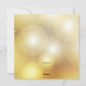 ゴールデングロー企業のホリデーカード シーズンカード (裏面)