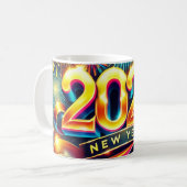 "ゴールデングロー2025年新年マグカップ" コーヒーマグカップ (正面左)