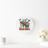 ゴールデングールズガールズハロウィーン ラウンド壁時計 (ホーム)