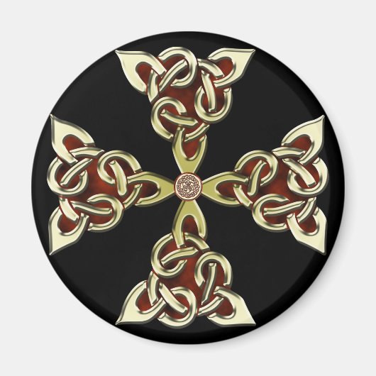 ゴールデンケルトのクロスマグネット マグネット (正面)