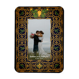 ゴールデンケルト結び目模様フレーム マグネット