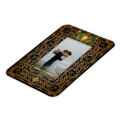 ゴールデンケルト結び目模様フレーム マグネット (左側)