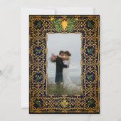 ゴールデンケルト結び目模様 サンキューカード (正面)