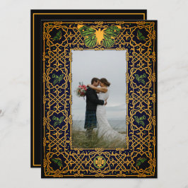 ゴールデンケルト結び目模様 招待状