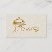 ゴールデンケータリングトレイオーナメント 名刺 (正面)