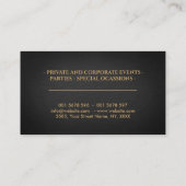 ゴールデンケータリングトレイオーナメント 名刺 (裏面)