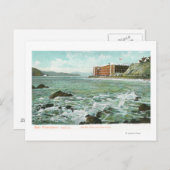 ゴールデンゲートとフォートポイントのビュー ポストカード (正面/裏面)