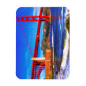 ゴールデンゲートの3ショットHDR画像 マグネット (縦)