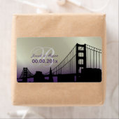 ゴールデンゲートのPixDezines sunset ラベル (インサイチュ)