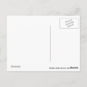 ゴールデンゲートサンセット ポストカード (裏面)