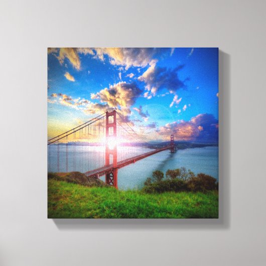 ゴールデンゲートサンライズ キャンバスプリント (正面)
