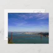ゴールデンゲートパノラマ式の郵便はがき ポストカード (正面/裏面)