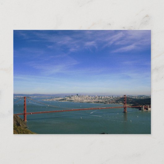 ゴールデンゲートパノラマ式の郵便はがき ポストカード (正面)