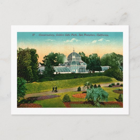 ゴールデンゲートパークサンフランシスコヴィンテージ ポストカード (正面)