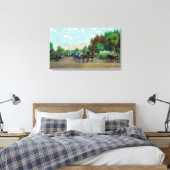 ゴールデンゲートパークドライブウェイビュー キャンバスプリント (インサイチュ (寝室))