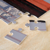 ゴールデンゲートブリッジからのサンフランシスコのスカイライン ジグソーパズル (側面)