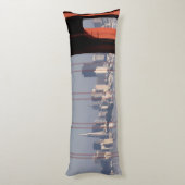 ゴールデンゲートブリッジからのサンフランシスコのスカイライン ボディピロー (裏面 (縦))