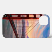 ゴールデンゲートブリッジでの美しい冬の夕日 Case-Mate iPhoneケース (裏面 (横))