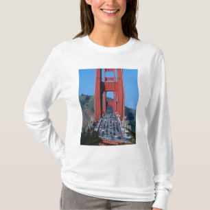 ゴールデンゲートブリッジとサンフランシスコベイエリア Tシャツ