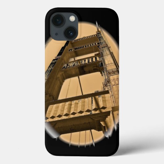 ゴールデンゲートブリッジのディテール, サンフランシスコ Case-Mate iPhoneケース (裏面)