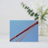 ゴールデンゲートブリッジの吊り索 ポストカード (スタンド正面)