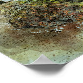 ゴールデンゲートブリッジの水彩 ポスター (角)