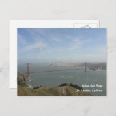 ゴールデンゲートブリッジはがき ポストカード (正面/裏面)