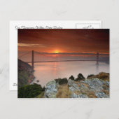 ゴールデンゲートブリッジはがき ポストカード (正面/裏面)