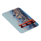 ゴールデンゲートブリッジを通るサンフランシスコの眺め マグネット (右側)