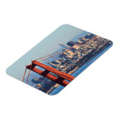 ゴールデンゲートブリッジを通るサンフランシスコの眺め マグネット (左側)