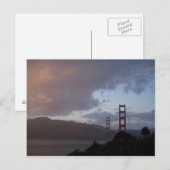 ゴールデンゲートブリッジアットサンセット ポストカード (正面/裏面)