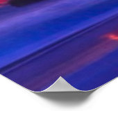 ゴールデンゲートブリッジオンベイカービーチアットサンダウン ポスター (角)