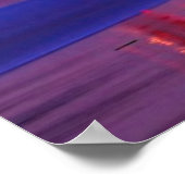 ゴールデンゲートブリッジオンベイカービーチアットサンダウン ポスター (角)