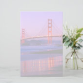 ゴールデンゲートブリッジオンベイカービーチアットサンダウン 便箋 (スタンド正面)