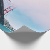 ゴールデンゲートブリッジカリフォルニア ラッピングペーパー (角)