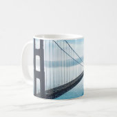 ゴールデンゲートブリッジサンフランシスコカリフォルニア コーヒーマグカップ (正面左)