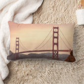 ゴールデンゲートブリッジサンフランシスコカリフォルニア ランバークッション (ブランケット)