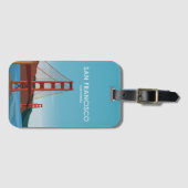 ゴールデンゲートブリッジサンフランシスコヴィンテージトラベル ラゲッジタグ (正面横)