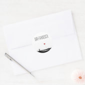 ゴールデンゲートブリッジサンフランシスコ恋人 ラウンドシール (封筒)