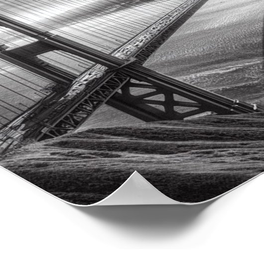 ゴールデンゲートブリッジサンフランシスコ旅行アートポスター ポスター (角)