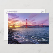 ゴールデンゲートブリッジサンフランシスコ,カリフォルニア州(CA) ポストカード (正面/裏面)